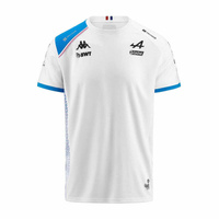 Мужская футболка с коротким рукавом Abolim Alpine F1 Kappa, цвет blanco