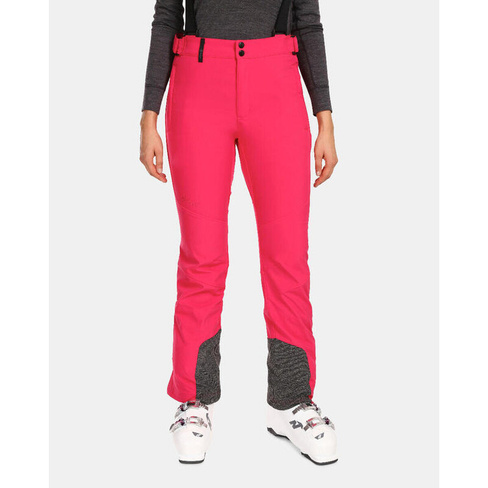 Женские лыжные брюки из софтшелла Kilpi RHEA-W, цвет rosa