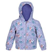 Утепленная куртка Muddy Puddle с цветочным принтом «Свинка Пеппа» для мальчиков и девочек цветущего сиреневого цвета REG