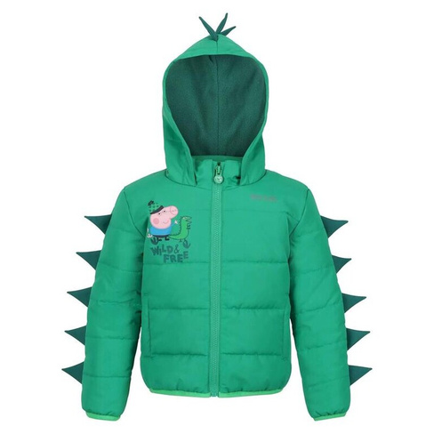 Утепленная куртка Wild & Free Peppa Pig для мальчиков и девочек желейно-зеленого цвета REGATTA, цвет verde