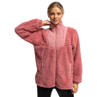 Флисовая куртка Roxy Sherpa Waves Of Warmth розовый