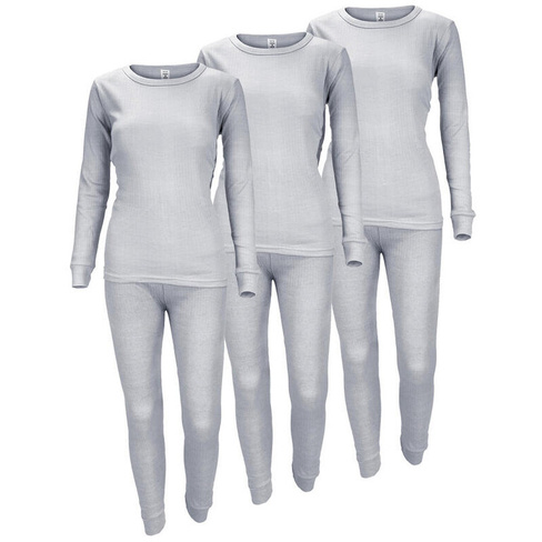 Женское термобелье, комплект из 3 штук | Рубашка + брюки | Серый BLACK SNAKE, цвет grau