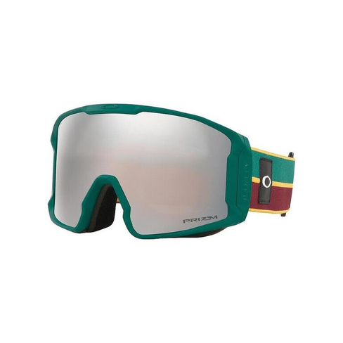 Зеленые лыжные очки Line Miner для взрослых OAKLEY, цвет grau