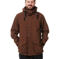 Зимняя мужская куртка для лыж/сноуборда/улицы - SUMMIT темно-коричневый Light Board Corp, цвет braun