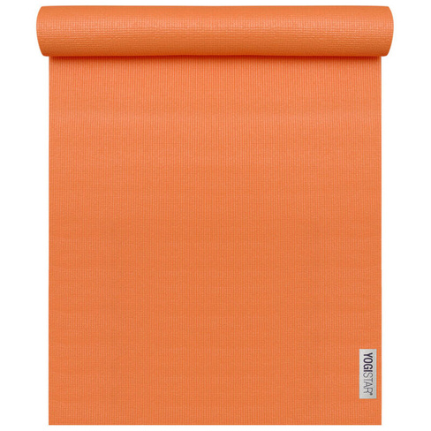 Коврик для йоги Plus Yoga нескользящий YOGISTAR, цвет orange