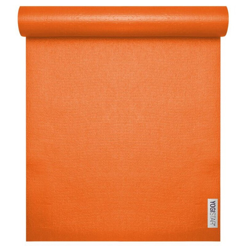 Коврик для йоги Studio Light Yoga нескользящий YOGISTAR, цвет orange