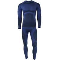 Комплект мужского функционального нижнего белья | Термобелье | Бесшовные | Военно-морской BLACK SNAKE, цвет blau
