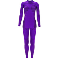 Комплект функционального и термобелья | Женщина | Бесшовные | Фиолетовый BLACK SNAKE, цвет purpura