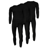Мужское термобелье, комплект из 3 штук | Рубашка + брюки | Черный BLACK SNAKE, цвет schwarz