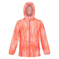 Водонепроницаемая куртка Bagley с градиентом для мальчиков и девочек, неоновый персиковый цвет REGATTA, цвет naranja