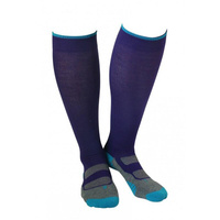 Носки для сноуборда Gococo Media из компрессионной шерсти, цвет purpura