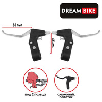 Комплект тормозных ручек dream bike, пластик/алюминий Dream Bike