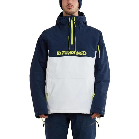 Лыжная куртка Burnaby Logo Анорак мужская - белый Fundango, цвет weiss
