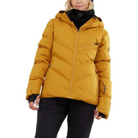 Лыжная куртка Elyra Padded Jacket женская - коричневая Fundango, цвет braun