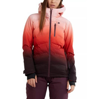 Лыжная куртка Pumila Padded Jacket женская - красная Fundango, цвет rosa