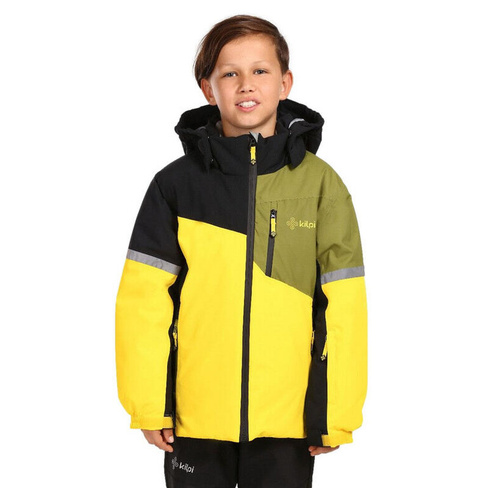 Лыжная куртка для мальчика Kilpi FERDEN-JB, цвет gelb
