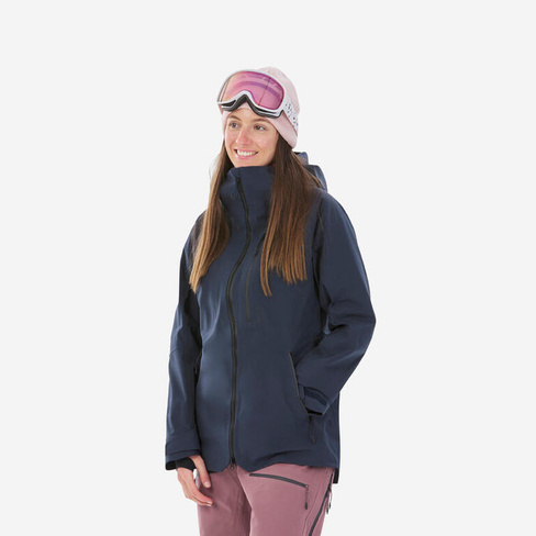 Лыжная куртка женская для фрирайда - FR 500 темно-синий WEDZE, цвет blau