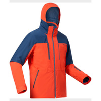Лыжная куртка мужская - 500 Sport оранжевый/синий WEDZE, цвет orange