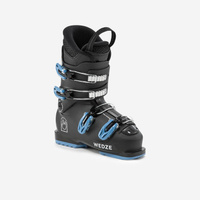Лыжные ботинки детские спуски - 500 черный WEDZE, цвет schwarz