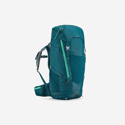 Походный рюкзак треккинговый горный туризм MH500 40+10 литров детский QUECHUA, цвет blau