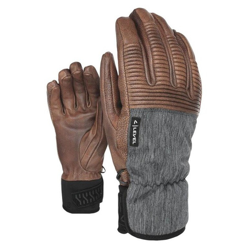 Лыжные перчатки Wrangler мужские. LEVEL, цвет braun