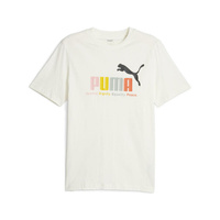 Разноцветная футболка ESS+ Мужская PUMA Warm White