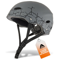Регулируемый шлем для коньков с дизайном - детский шлем BMX APOLLO, цвет grau