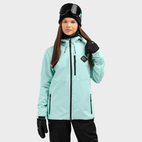 Женская зимняя спортивная сноубордическая куртка для W2-W Senja SIROKO бирюзовая