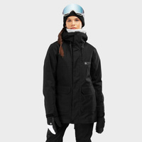 Женская зимняя спортивная сноубордическая куртка премиум-класса ULTIMATE Pro Gstaad SIROKO черная