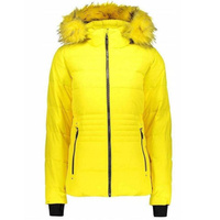 Женская лыжная куртка с капюшоном CMP, цвет gelb