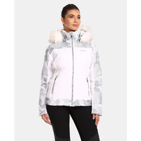 Женская лыжная куртка со встроенной системой обогрева KILPI LENA-W, цвет weiss
