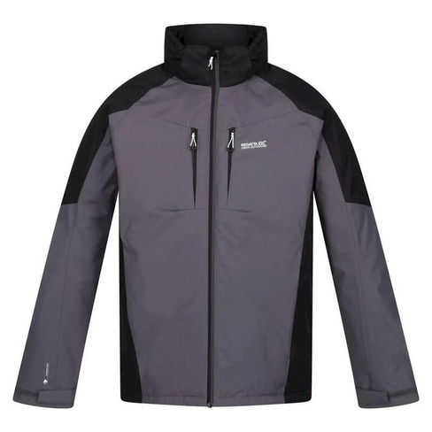 Мужская водонепроницаемая куртка Calderdale темно-серая, черная REGATTA, цвет gris