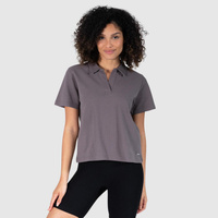 Женская рубашка-поло Shay антрацит для спорта и отдыха SMILODOX, цвет grau