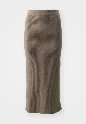Юбка-карандаш Onlsadie Calf Skirt ONLY, цвет walnut