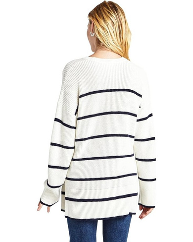 Свитер Splendid Parker Stripe Crew Sweater, цвет Navy Stripe