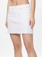 Джинсовая юбка стандартного кроя Tommy Jeans, белый