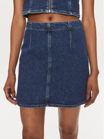 Джинсовая юбка стандартного кроя Calvin Klein, синий