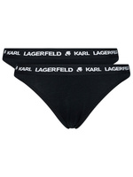 Комплект из 2 классических женских трусов Karl Lagerfeld, черный