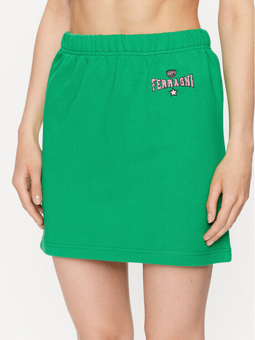 Спортивная юбка стандартного кроя Chiara Ferragni, зеленый