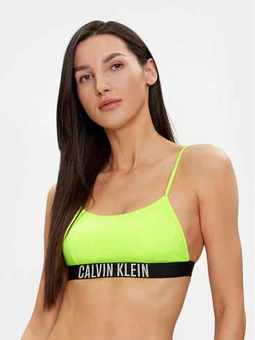 Верх бикини Calvin Klein, зеленый