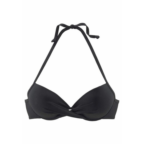 S.Oliver Beachwear топ бикини пуш-ап »Испания« для женщин, цвет schwarz