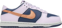 Кроссовки Nike Dunk Low SE PS 'Copper Swoosh', фиолетовый