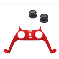 Декоративная накладка + стики DOBE для геймпада PS5, красный, TP5-1521 Dobe