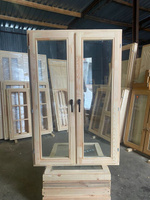 Деревянное окно со стеклопакетом ОДСП 1500х1000