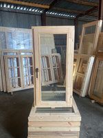 Деревянное окно со стеклопакетом ОДСП 1200х800