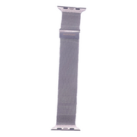 Браслет Dux Ducis для AppleWatch (38/40/41 mm) магнитный Milanese металлический серебро