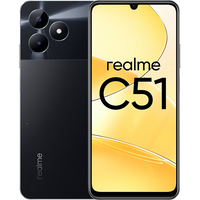 Мобильный телефон Realme C51 4/64Gb черный ЕАС