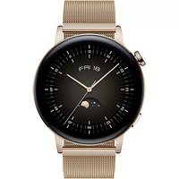 Умные часы HUAWEI Watch GT 3 42 мм золотистый с ремешком миланским плетением