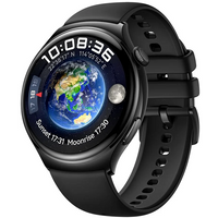 Умные часы Huawei Watch 4 (55020APA) чёрный фторкаучуковый ремешок