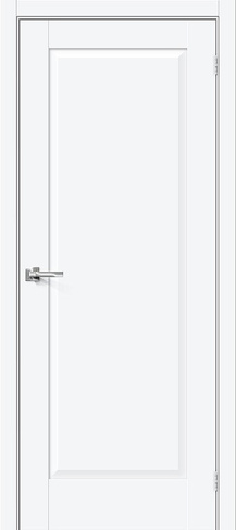 Межкомнатная дверь Прима-10 White Silk
